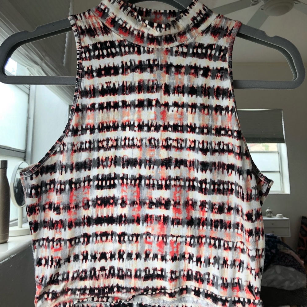 Print crop top